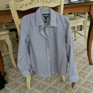 Ralph Lauren button down top nwt